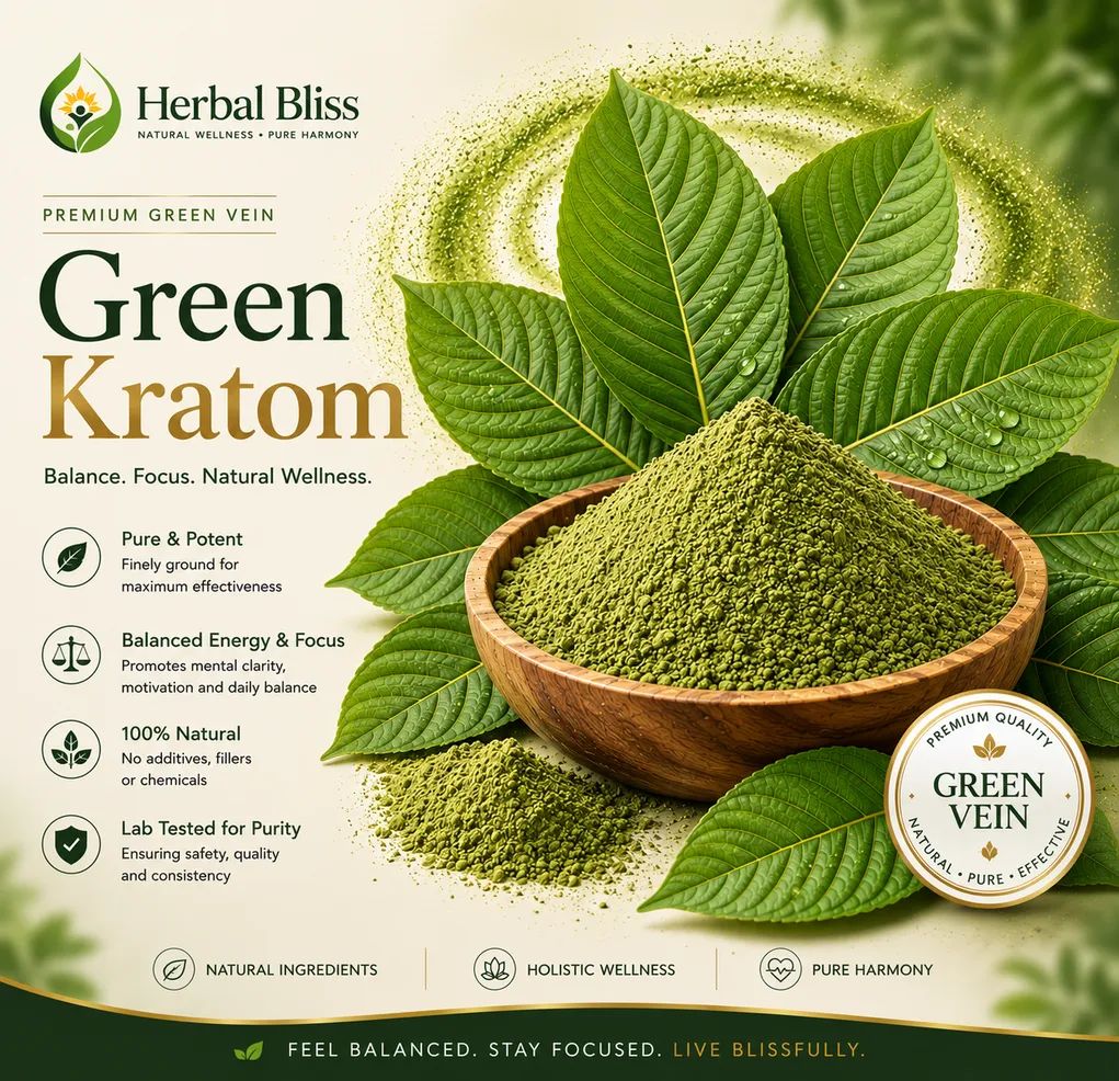green kratom – balance • focus • wellbeing
